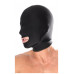 Маска с отверстием для рта черная Fetish Fantasy Series Spandex Open Mouth Hood