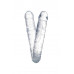Фаллоимитатор двусторонний Toyfa Double Dildo, TPR, прозрачный, 40 см