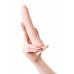 Фаллоимитатор RealStick Silicone Matt B, телесный, 21,5 см