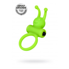 Эрекционное кольцо на пенис A-Toys by Toyfa Flik, силикон, зеленый, 9,1 см, Ø 3,1 см.