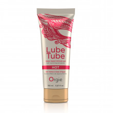 Интимный гель Orgie Lube Tube Hot, водная основа, с разогревающим эффектом, 150 мл