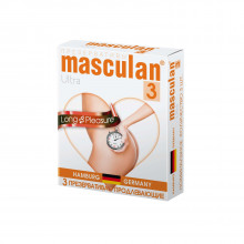 Презервативы Masculan Long Game, продлевающие, 3 шт.