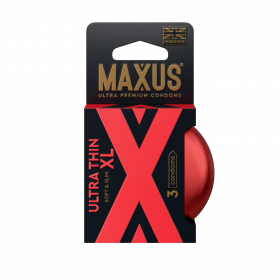 Презервативы Maxus Ultra Thin XL №3 с железным кейсом, ультратонкие увеличенные X-Edition, 3 шт