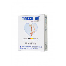 Презервативы Masculan Ultra Fine особо тонкие, 3 шт.