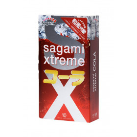 Презервативы Sagami Xtreme Cola с ароматом колы 10 шт.