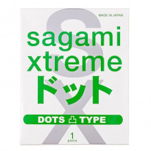 Презервативы Sagami Xtreme Type-E латексные, с точечной текстурой 1шт.