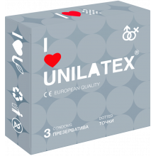 Презервативы точечные Unilatex Dotted 3 шт