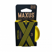 Презервативы Maxus Special №3 в железном кейсе, точечно-ребристые X-Edition, 3 шт